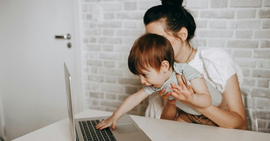 Single mom trying to work from home